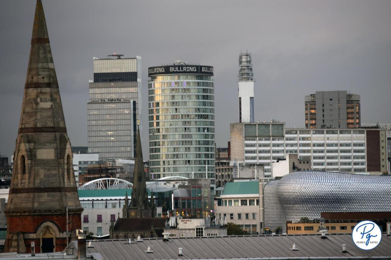 Penthouse - Amazing City Skyline Views - Balcony - Free Extra 2 Hours - Free Parking - Utilita Arena - Bullring Shopping - New St Station- Super King Size Bed Birmingham Exterior photo